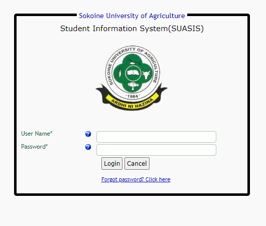 SUASISUQF Login, Password - SUA Student Portal