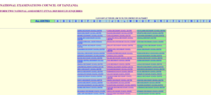 Matokeo ya Kidato cha Pili 2025/2026 – FTNA Results